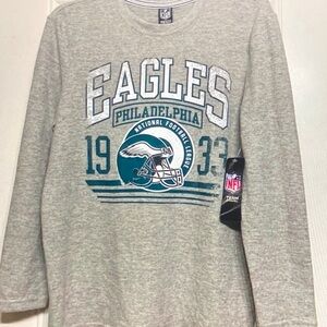 NFL Philadelphia Eagles Heather Gray Long Sleeve Tee